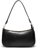 Shoulder Bag Retro Vegan Leather Classic Clutch Tote HandBags with Zipper Closure.