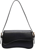 Shoulder Bag Trendy Purse Vegan Handbags Clutch Saddle Bag with 2 Removable Strap.