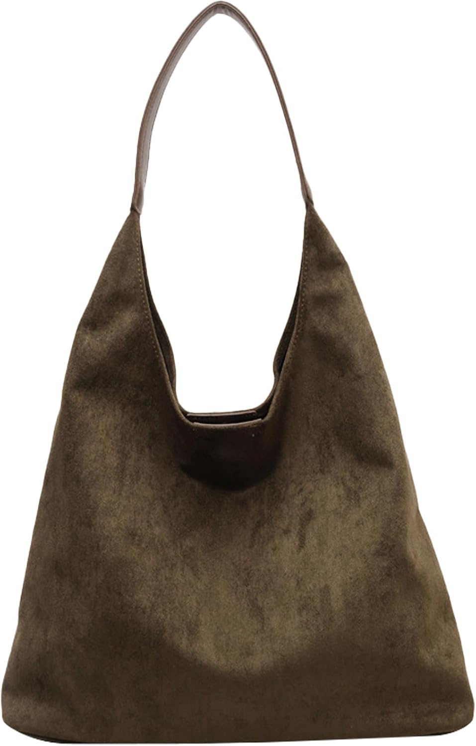 Tote Bags Suede Handbag Work Slouchy Bag Shoulder Bag Office Tote Handbag.