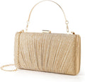 Clutch Purses for Women Pleated Evening Handbag with Chain Prom, Cocktail, and Wedding.