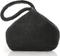 Women's Beaded Clutch Evening Bags Vintage Elegant Triangle Purse.