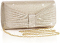 Evening Bag Clutch Purses for Women Wedding Bag Sparkling Party Handbag with Detachable Chain.